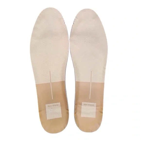 DOLCE VITA Dannis Cream Sneakers Shoes Woven Stitching 8M Casual Modern Platform - Picture 14 of 16